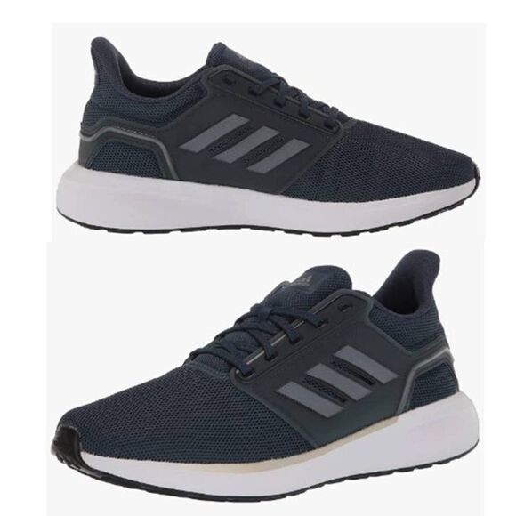 Adidas Men\'s EQ19 Navy Running‎ Shoes Cloudfoam Sports Navy Black Size 11.5 NEW